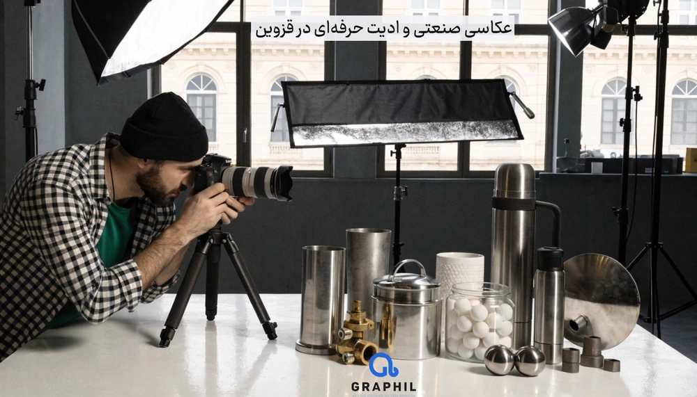 عکاسی صنعتی و ادیت حرفه‌ای در قزوین | چگونه تصاویر حرفه‌ای فروش شما را چند برابر می‌کنند؟